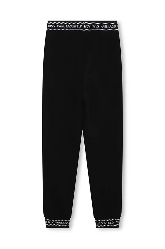 Karl Lagerfeld spodnie dresowe dziecięce czarny