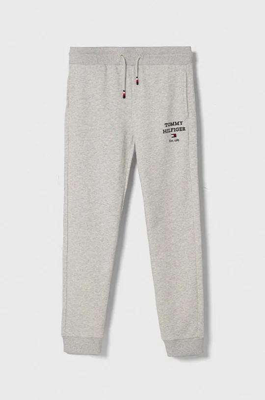 серый Детские спортивные штаны Tommy Hilfiger Для мальчиков