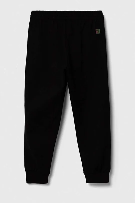 Детские хлопковые штаны EA7 Emporio Armani чёрный