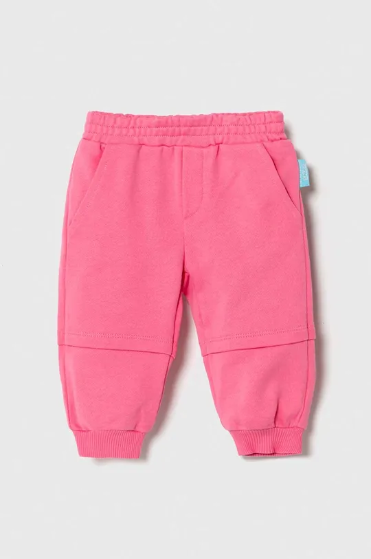 рожевий Бавовняні штани для немовлят Emporio Armani x The Smurfs Для хлопчиків