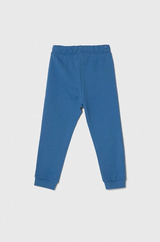 United Colors of Benetton spodnie dresowe bawełniane dziecięce niebieski