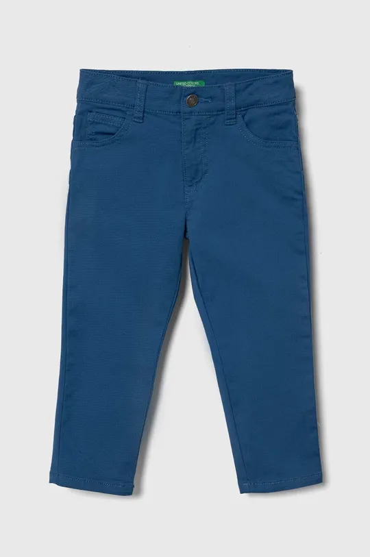 niebieski United Colors of Benetton spodnie dziecięce Chłopięcy
