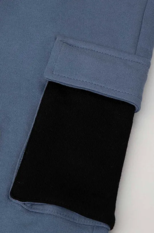 niebieski Coccodrillo spodnie dresowe bawełniane dziecięce