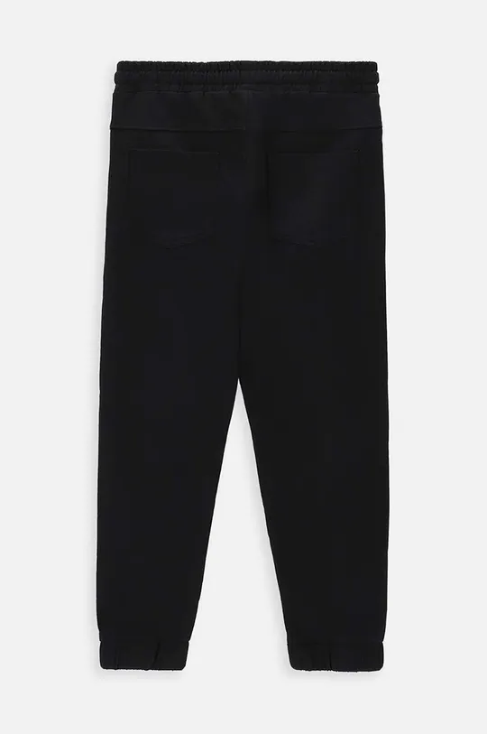 Παιδικό βαμβακερό παντελόνι Coccodrillo μαύρο