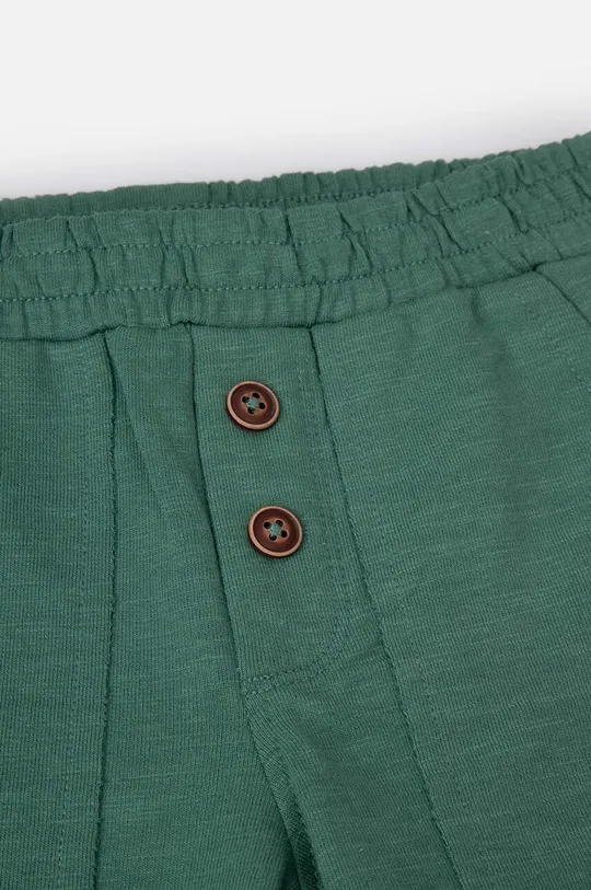 zelená Detské bavlnené nohavičky Coccodrillo