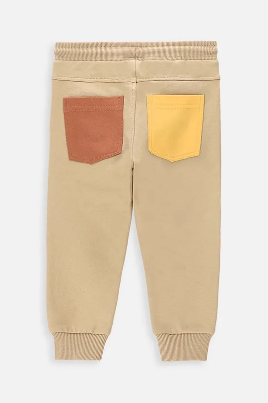 Хлопковые штаны для младенцев Coccodrillo бежевый