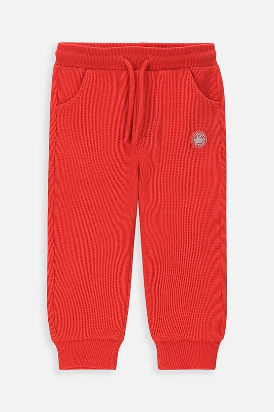 czerwony Coccodrillo spodnie dresowe niemowlęce Chłopięcy