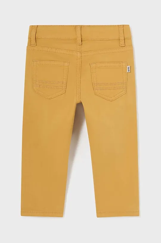Βρεφικό παντελόνι Mayoral slim fit κίτρινο