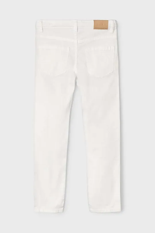 Mayoral jeansy dziecięce slim fit biały