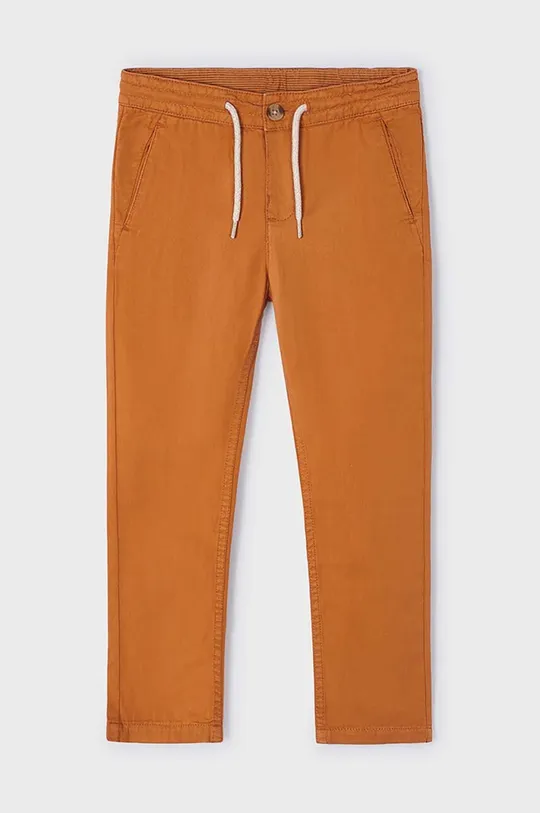 oranžna Otroške hlače s primesjo lanu Mayoral Fantovski