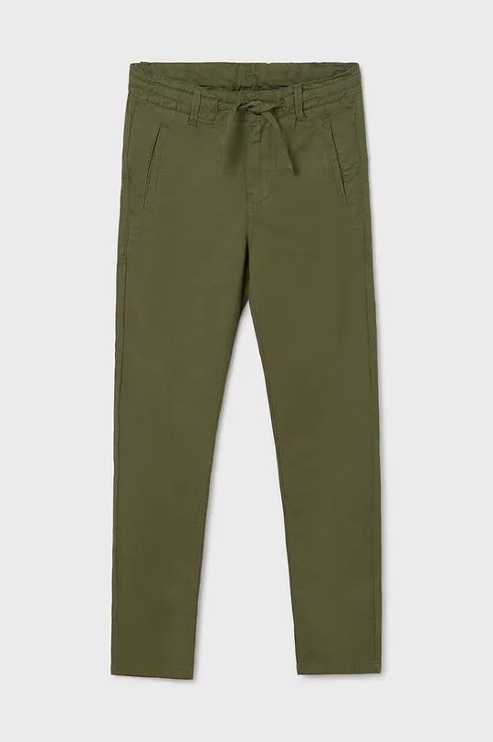 verde Mayoral pantaloni con aggiunta di lino bambino/a Ragazzi