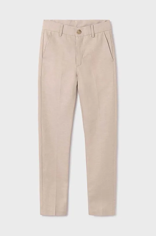 Mayoral pantaloni con aggiunta di lino bambino/a grigio