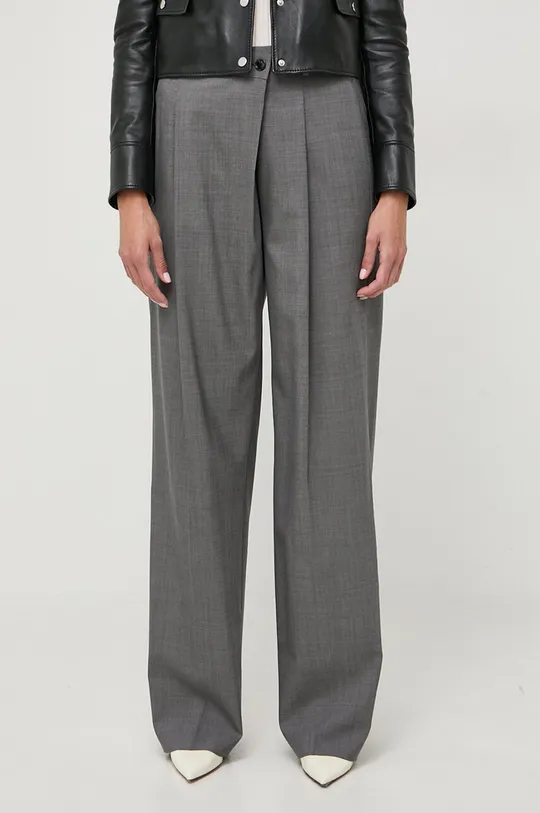 grigio BOSS pantaloni in lana Donna