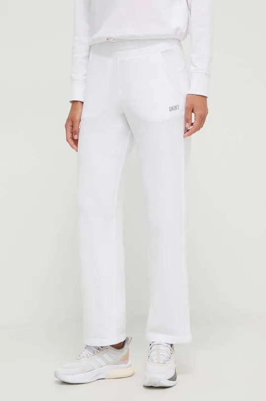biały Dkny spodnie dresowe Damski