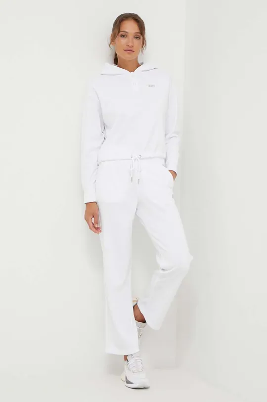 Παντελόνι φόρμας DKNY λευκό