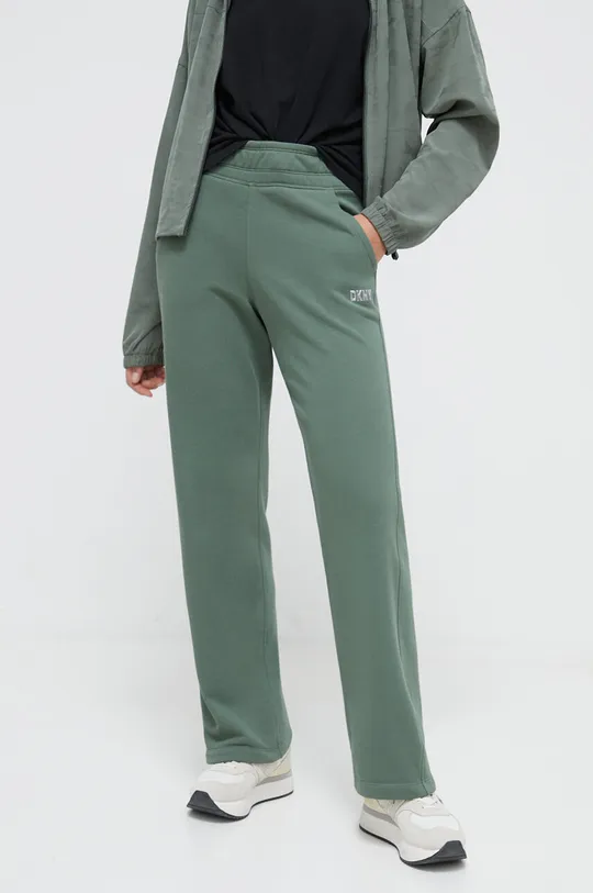 zielony Dkny spodnie dresowe Damski