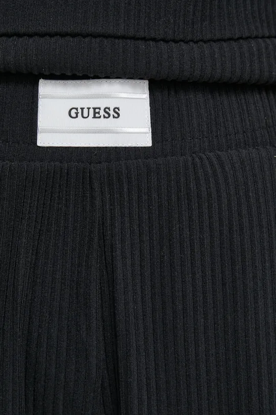 czarny Guess spodnie dresowe AISLIN