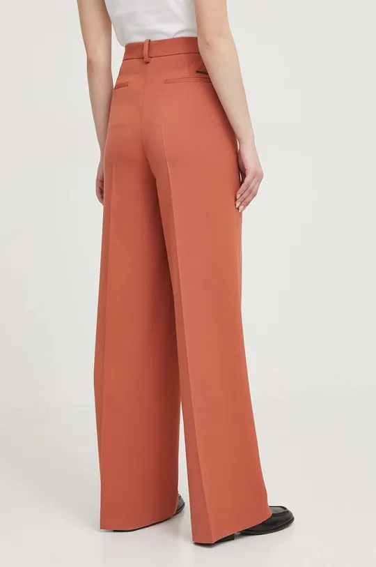 Calvin Klein spodnie z domieszką wełny Materiał zasadniczy: 54 % Poliester, 46 % Wełna, Podszewka kieszeni: 65 % Poliester, 35 % Bawełna