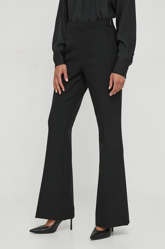 czarny Calvin Klein spodnie Damski