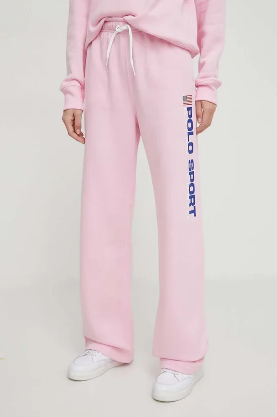 ροζ Παντελόνι φόρμας Polo Ralph Lauren Γυναικεία