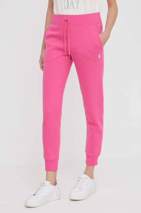 różowy Polo Ralph Lauren spodnie dresowe Damski