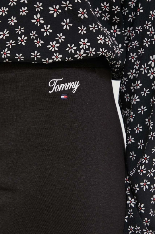 czarny Tommy Jeans spodnie