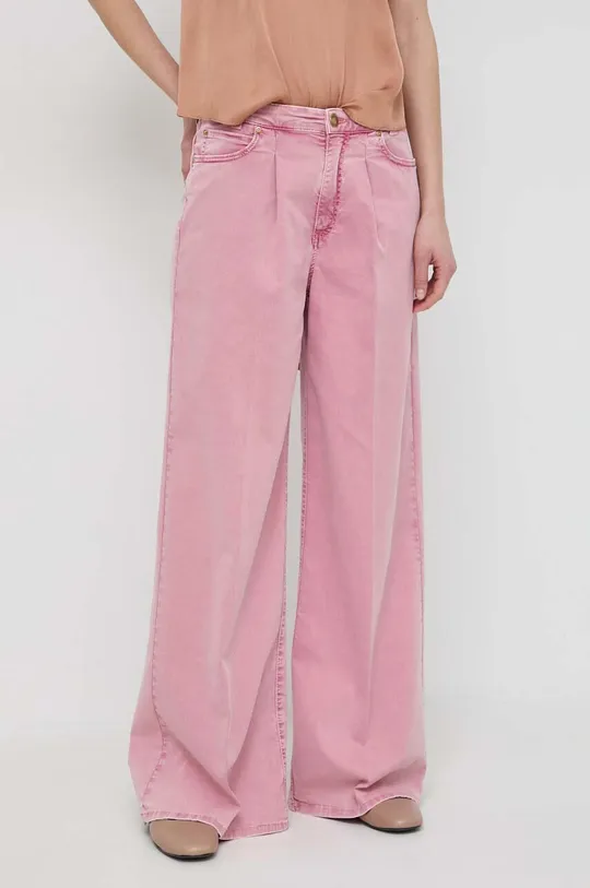 Pinko jeansy różowy
