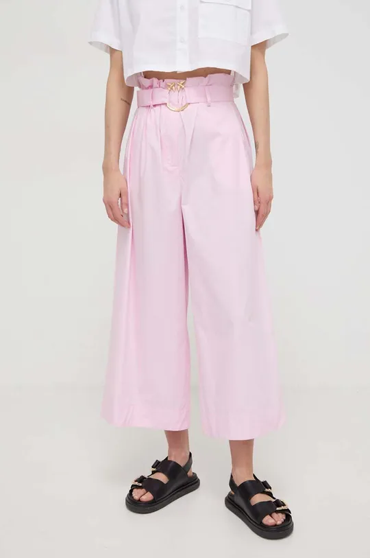 rosa Pinko pantaloni in cotone Donna