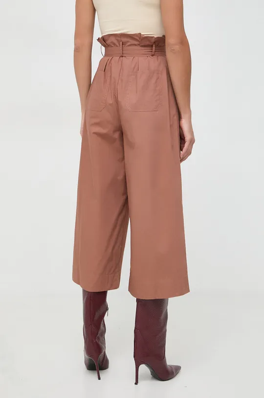 Бавовняні штани Pinko коричневий