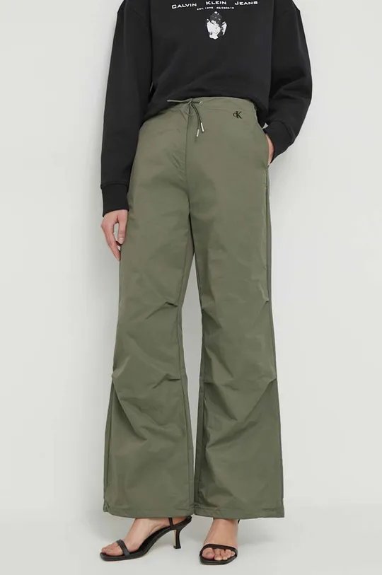 zelená Nohavice Calvin Klein Jeans Dámsky