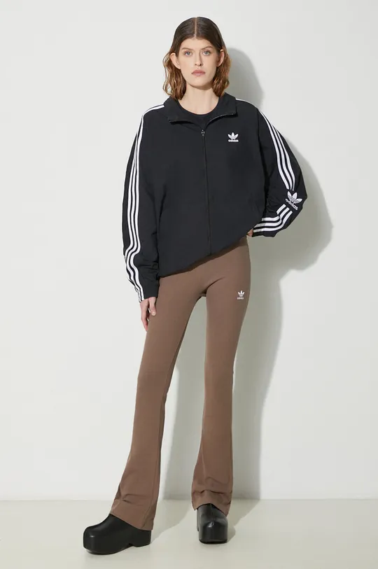 brązowy adidas Originals spodnie Damski
