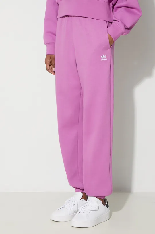 różowy adidas Originals spodnie dresowe Essentials Fleece Joggers