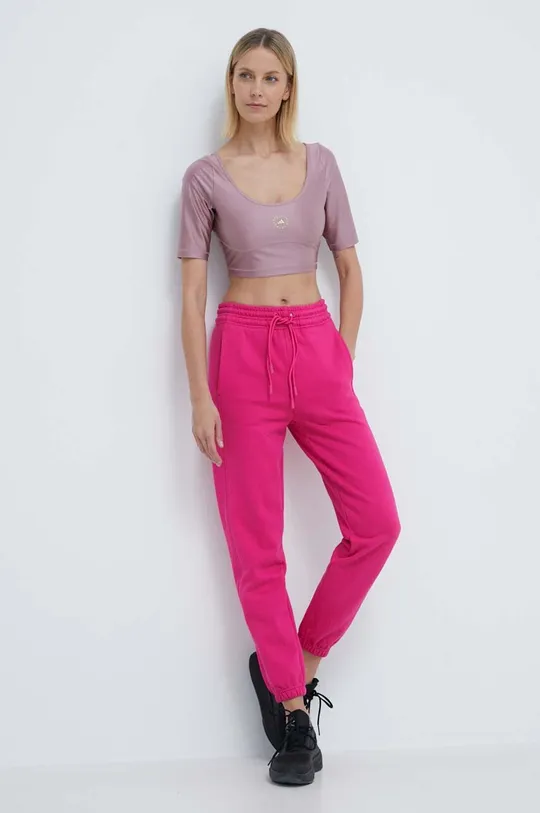 рожевий Спортивні штани adidas by Stella McCartney Жіночий