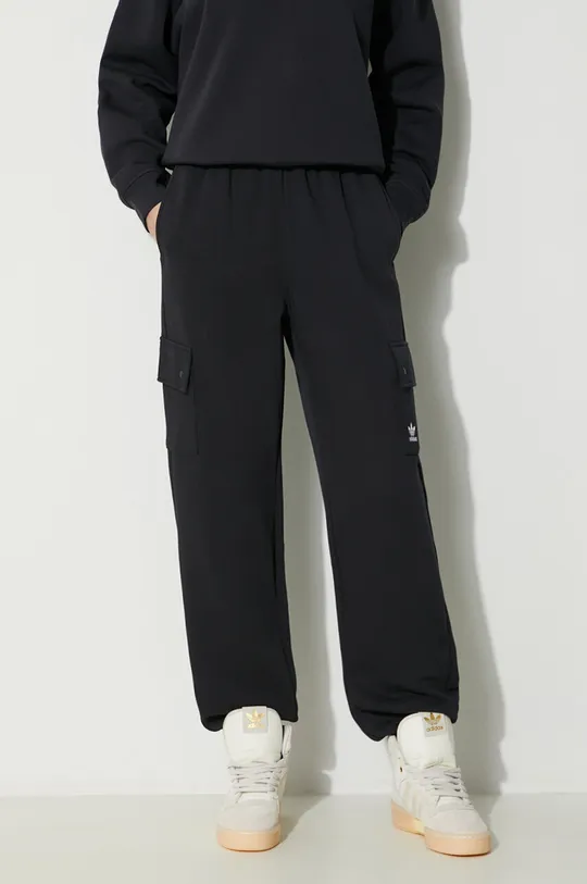 μαύρο Παντελόνι φόρμας adidas Originals Cargo Jogger Γυναικεία