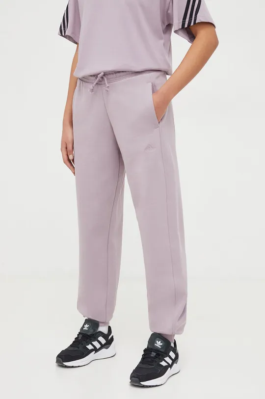 fioletowy adidas spodnie dresowe Damski