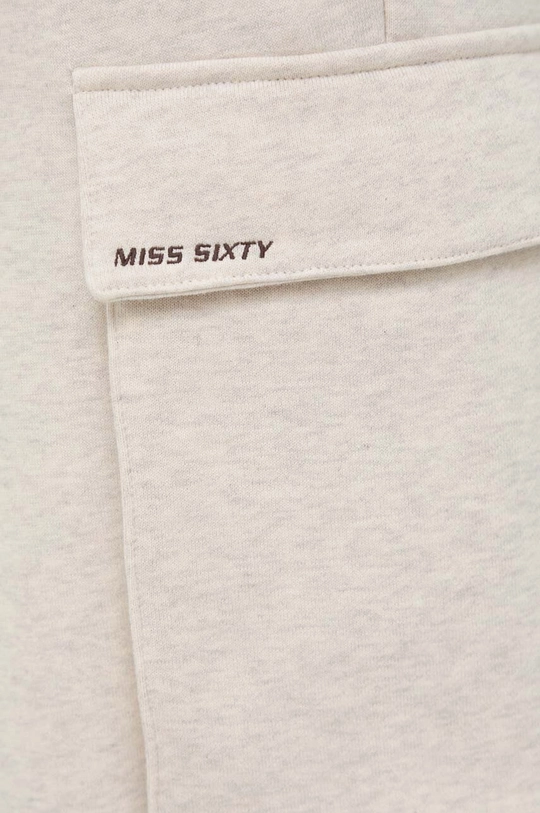 μπεζ Βαμβακερό παντελόνι Miss Sixty