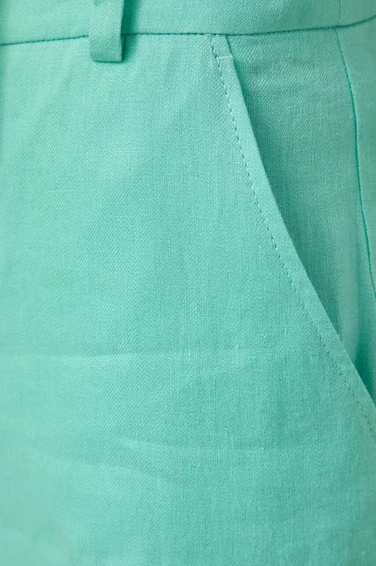πράσινο Λινό παντελόνι Luisa Spagnoli ARGANORUNWAY COLLECTION