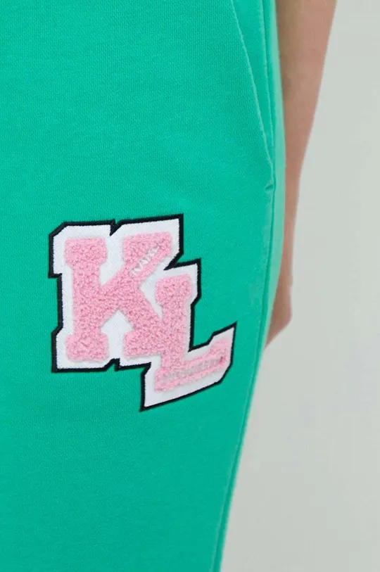 zielony Karl Lagerfeld spodnie dresowe