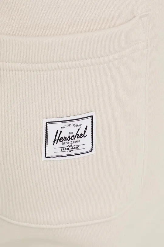beżowy Herschel spodnie dresowe bawełniane