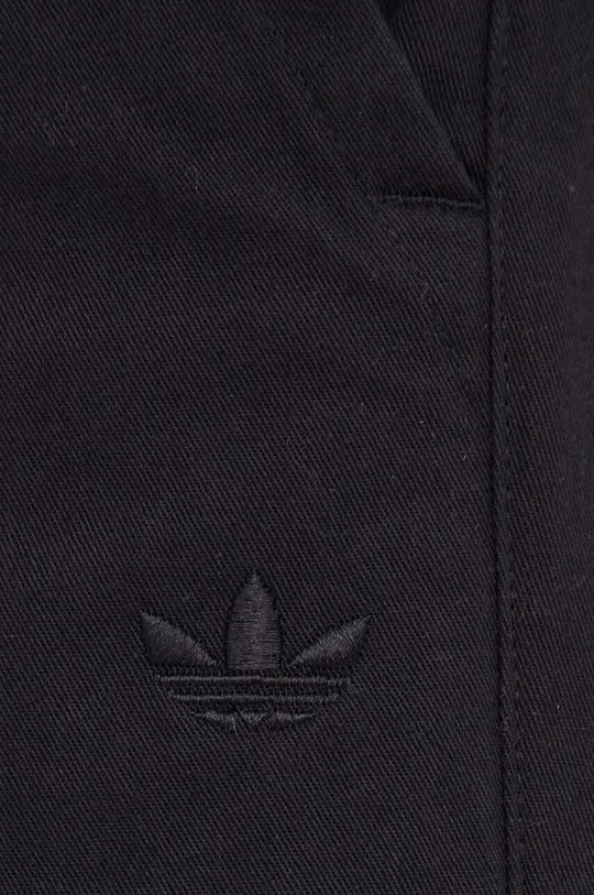 fekete adidas Originals pamut nadrág Chino Pant