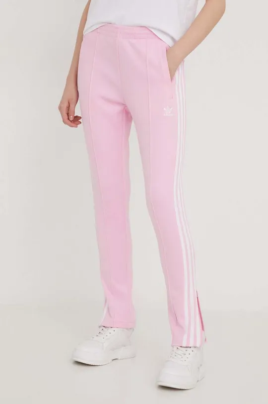 różowy adidas Originals spodnie dresowe Adicolor Classic SST Damski