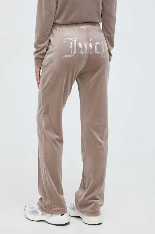 Juicy Couture spodnie dresowe welurowe 95 % Poliester, 5 % Elastan