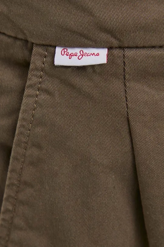 zielony Pepe Jeans spodnie Tina