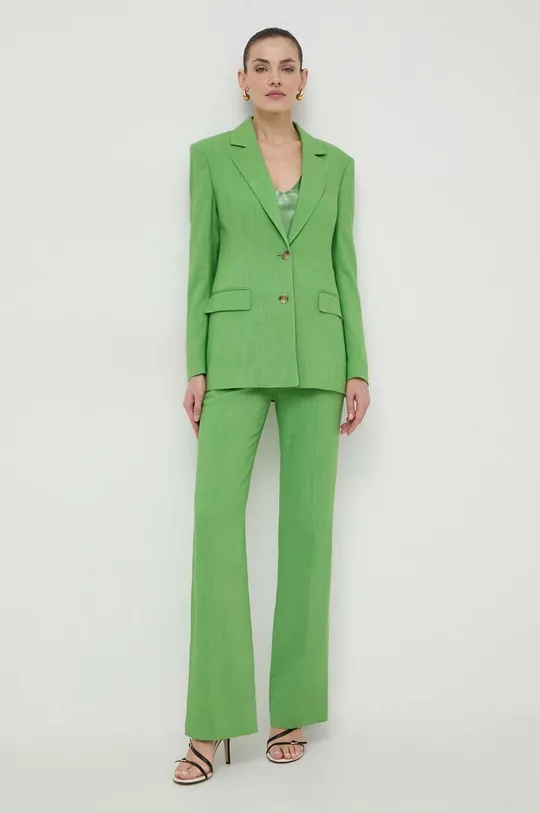 πράσινο Παντελόνι BOSS Γυναικεία