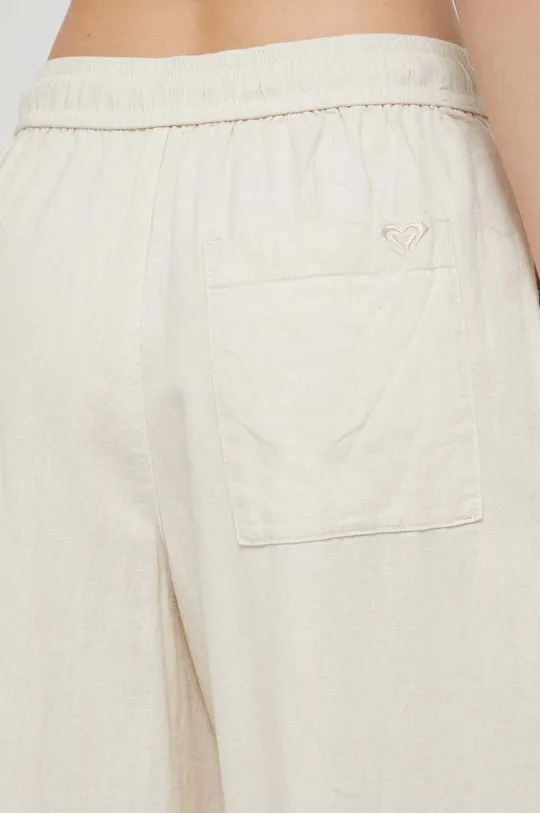 Lanene hlače Roxy lniane Lekeitio Ženski