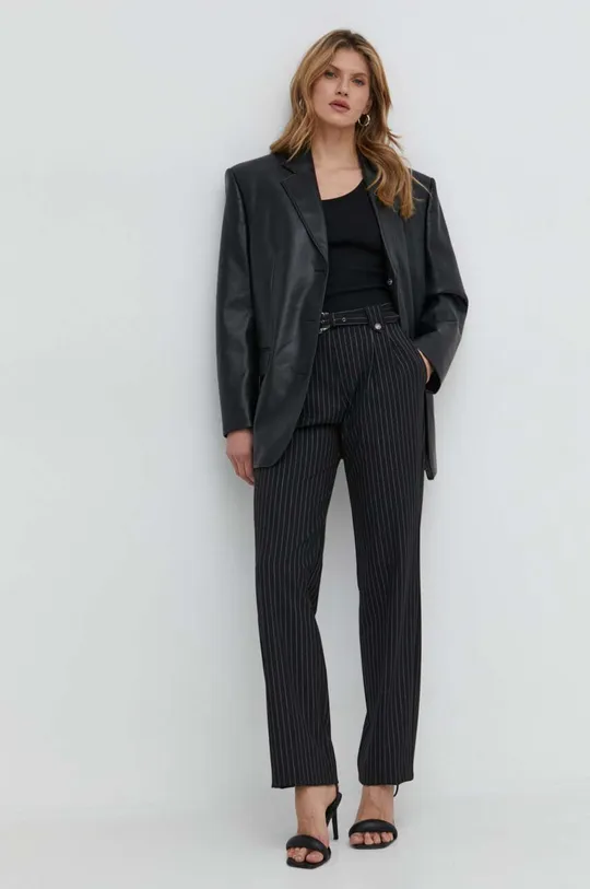 Παντελόνι Versace Jeans Couture μαύρο
