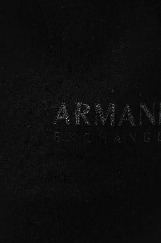 czarny Armani Exchange spodnie dresowe