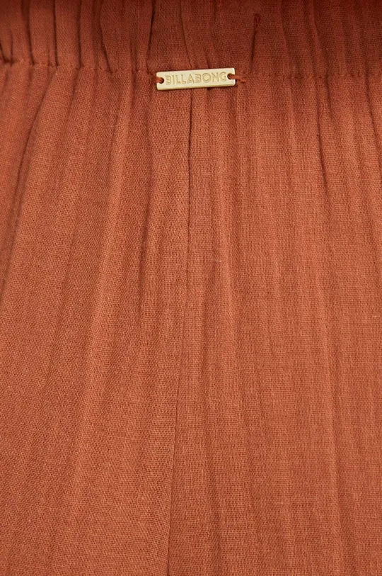 brązowy Billabong spodnie bawełniane