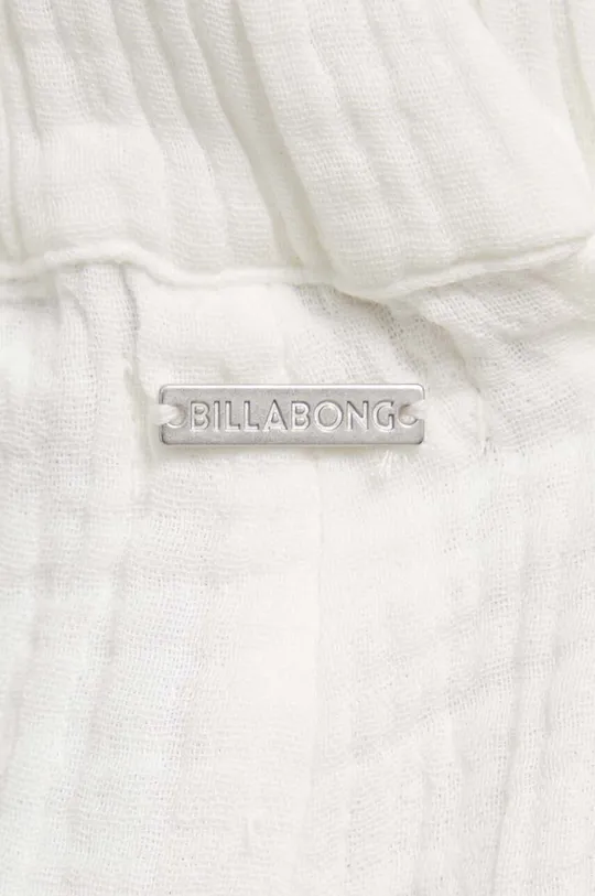 білий Бавовняні штани Billabong Follow Me