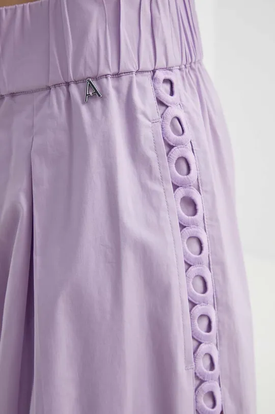 fioletowy Twinset spodnie